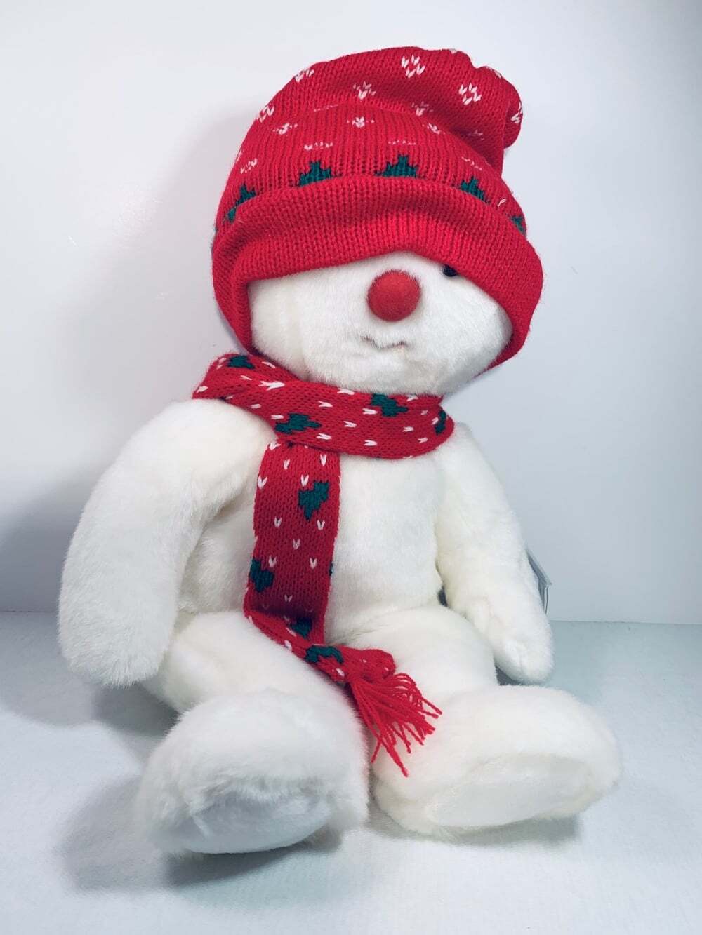 Ty Beanie Buddy Snowboy 1999 Snowman with Beanie and Scarf plush